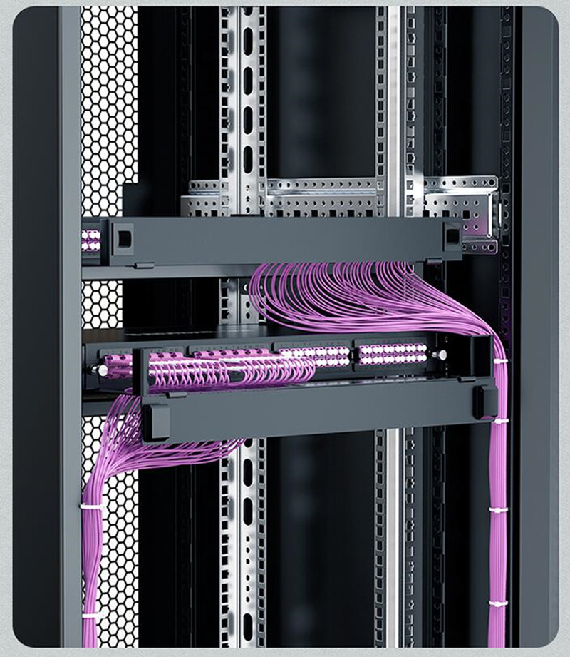 19" ODF with cwdm dwdx patch panels