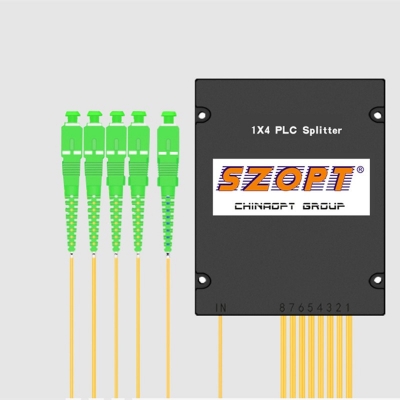 PLC 1X4 SC/UPC ABS BOX