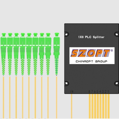 PLC 1X8 SC/UPC ABS BOX